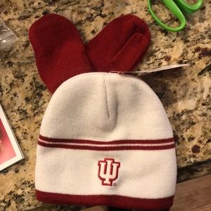 IU beanie and kitten set